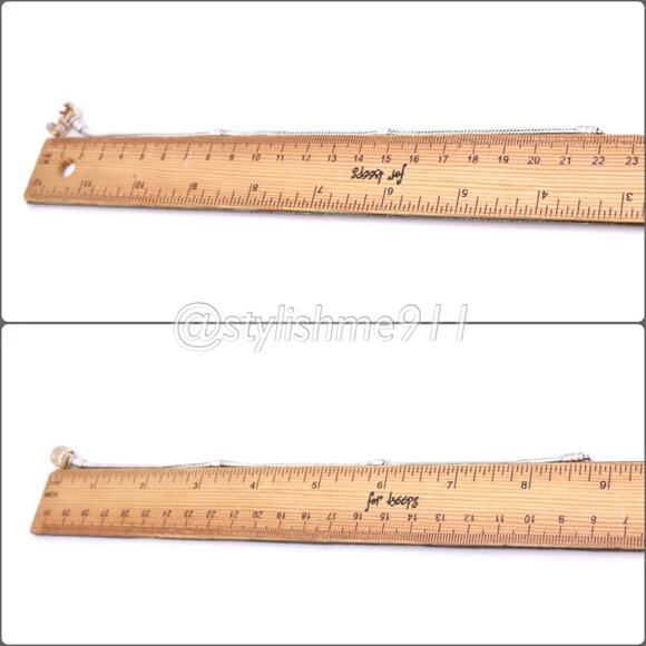 Authentic PANDORA Sterling Bracelet with 14K Gold Clasp - Picture 8 of 12